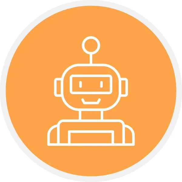 Icônes Créatives Bot Desig — Image vectorielle