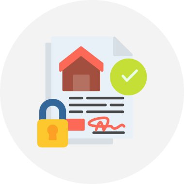  Home Insurance Creative Icons Desig
