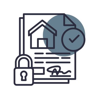  Home Insurance Creative Icons Desig