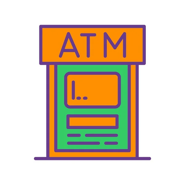 Atm Creative Icons Desig — Vector de stock