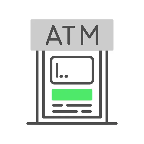 Atm Creative Icons Desig — Stock Vector