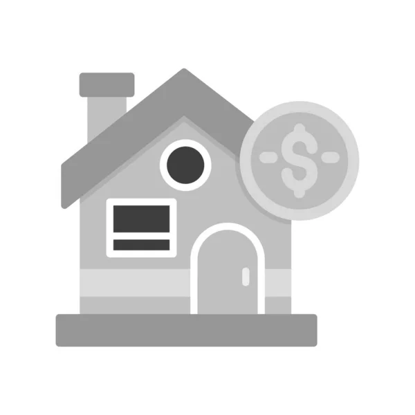 Icônes Créatives Hypothécaires Desig — Image vectorielle