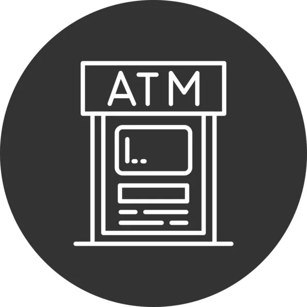 Atm Creative Icons Desig — Vector de stock