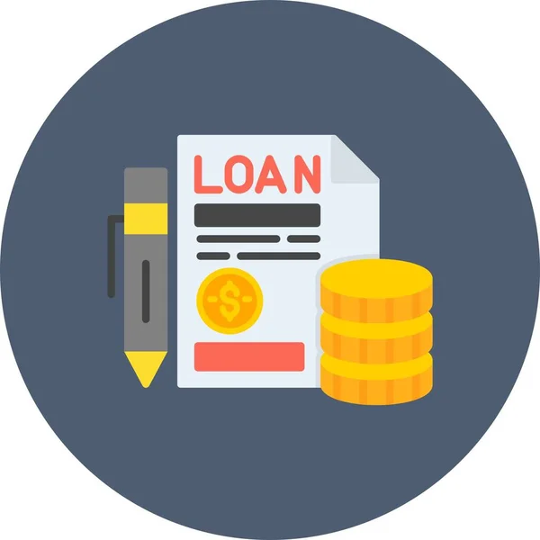 Loan Creative Icons Desig — Stock Vector