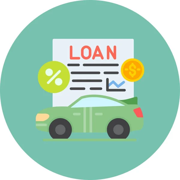 Car Loan Creative Εικόνες Desig — Διανυσματικό Αρχείο