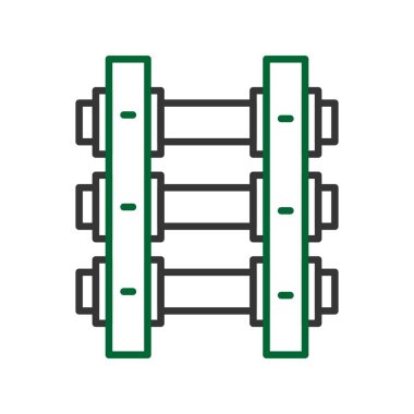  Tren İzleri Yaratıcı Simgeler Desig