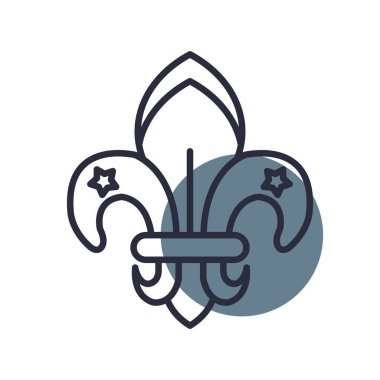 Fleur De Lis Yaratıcı Simgeler Tasarımı