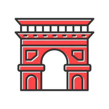 Ark De Triomphe Yaratıcı Simgeler Tasarımı