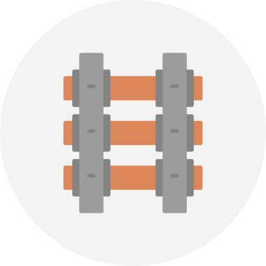  Tren İzleri Yaratıcı Simgeler Desig