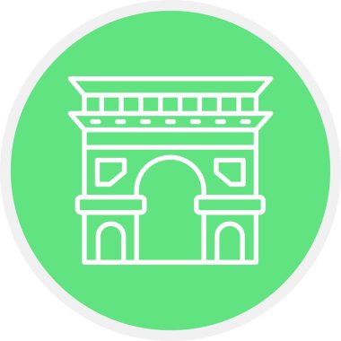 Ark De Triomphe Yaratıcı Simgeler Tasarımı