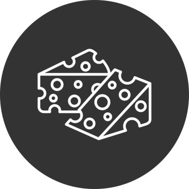 Peynir Yaratıcı Simgeleri Tasarımı