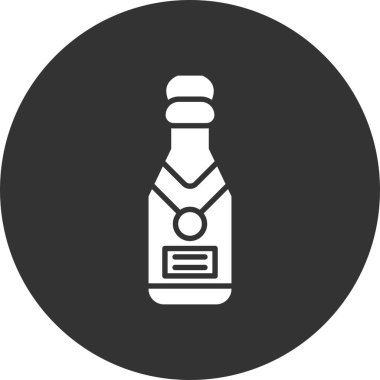 Şampanya Yaratıcı Simgeler Tasarımı