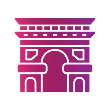 Ark De Triomphe Yaratıcı Simgeler Tasarımı