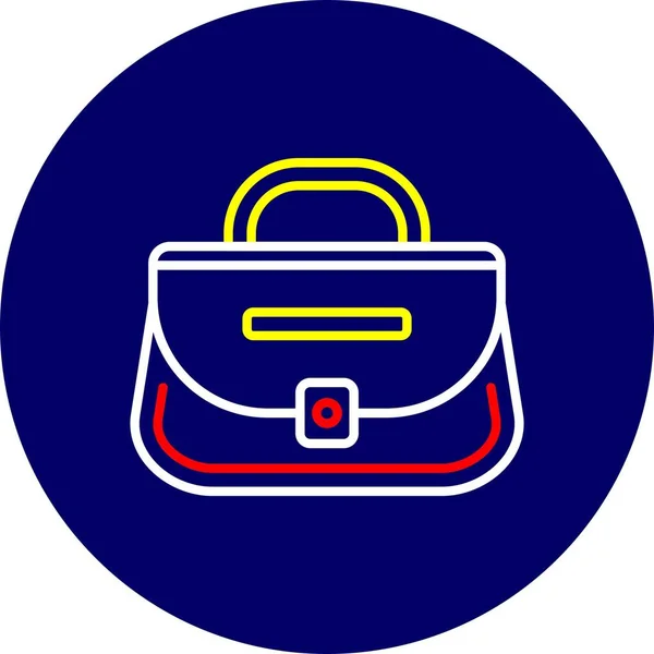 Handbag Creative Icons Desig — Stockvektor