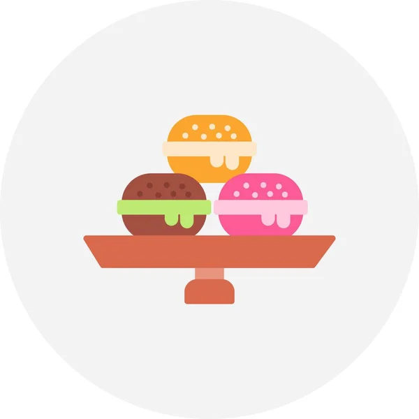 Macaron Creative Icons Desig — Vector de stock