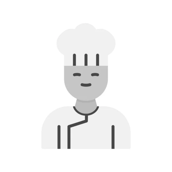 Icônes Créatives Chef Desig — Image vectorielle
