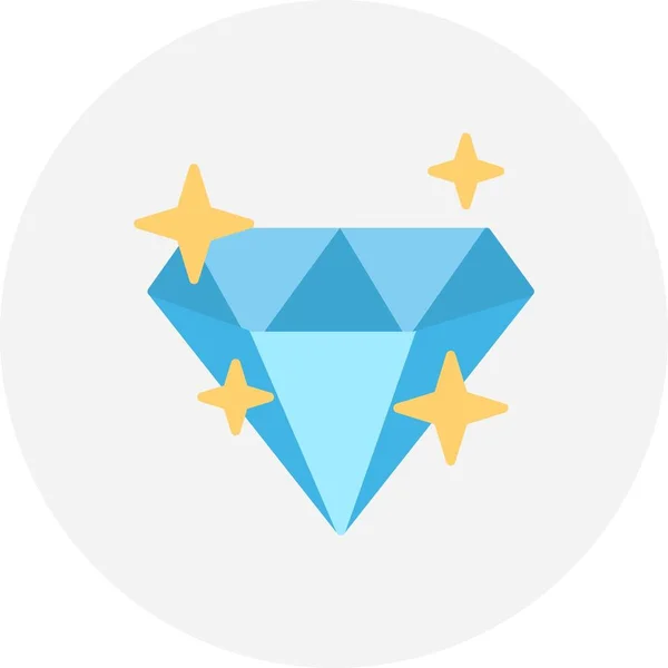Diamond Creative Icons Desig — Vetor de Stock