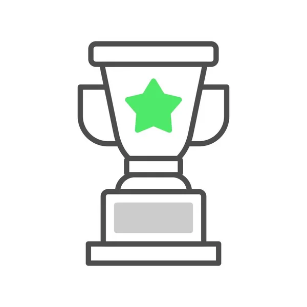 Trophy Creative Icons Desig — Stockový vektor