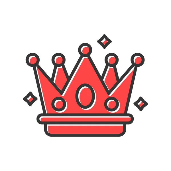 Crown Creative Icons Desig — Vetor de Stock