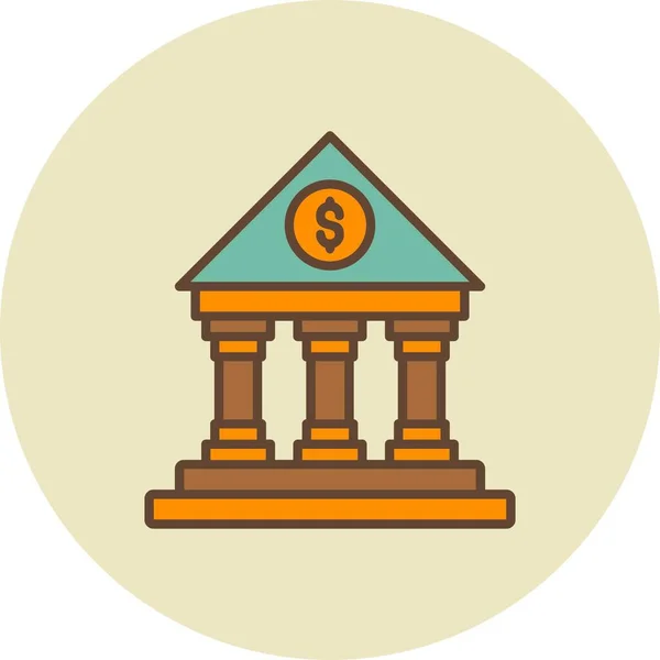 Bank Creative Icons Desig – stockvektor