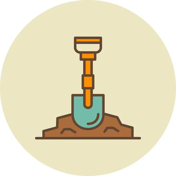 Shovel Creative Icons Desig — Vettoriale Stock