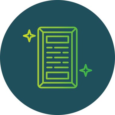 Altın Çubuk Yaratıcı Simgeler Tasarımı