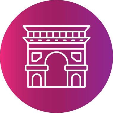 Ark De Triomphe Yaratıcı Simgeler Tasarımı