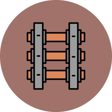  Tren İzleri Yaratıcı Simgeler Desig