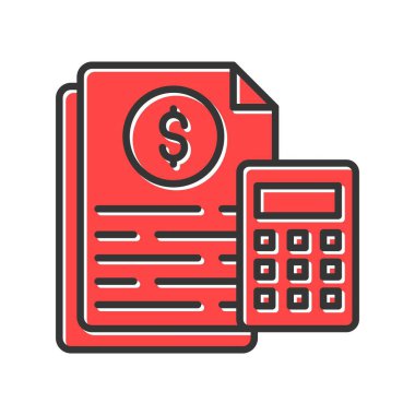 Muhasebe Yaratıcı Simgeleri Tasarımı