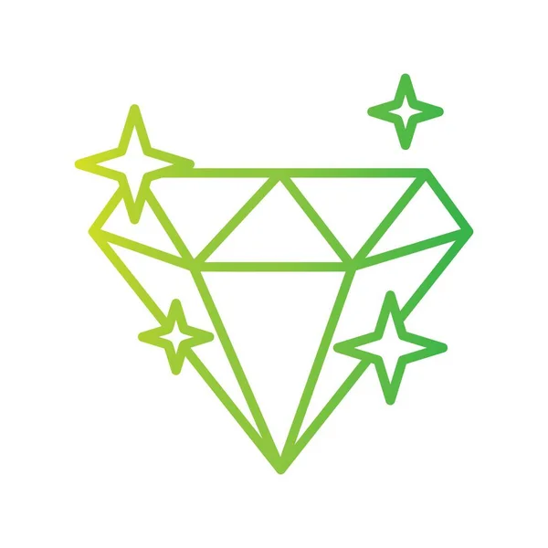 Diamond Creative Icons Desig — Vetor de Stock