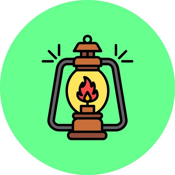 Lantern Creative Icons Desig —  Vetores de Stock