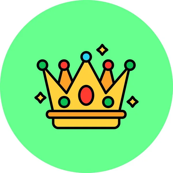 Crown Creative Icons Desig — Stock Vector