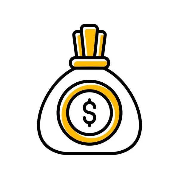 Money Bag Creative Icons Desig — Archivo Imágenes Vectoriales