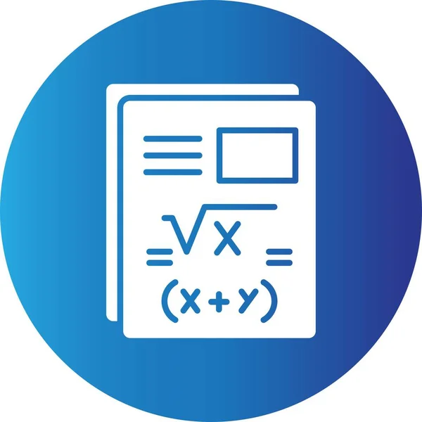 Maths Creative Icons Desig — Wektor stockowy