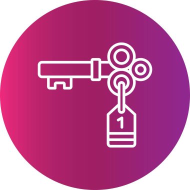 Kapı Anahtarı Yaratıcı Simgeler Tasarımı