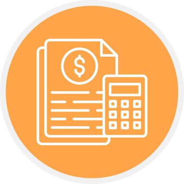 Muhasebe Yaratıcı Simgeleri Tasarımı