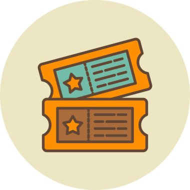  Ticket Creative Icons Desig