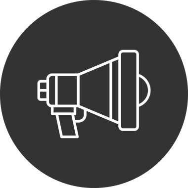 Megaphone Creative Icons Desig