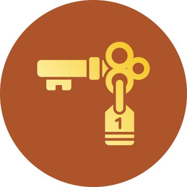 Kapı Anahtarı Yaratıcı Simgeler Tasarımı