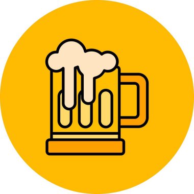 Bira Yaratıcı Simgeler Tasarımı