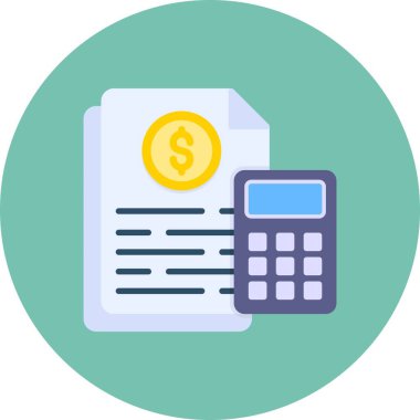 Muhasebe Yaratıcı Simgeleri Tasarımı