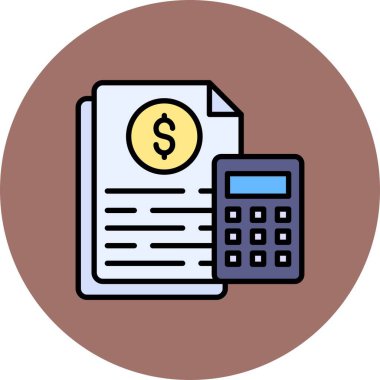 Muhasebe Yaratıcı Simgeleri Tasarımı