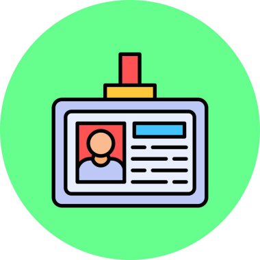 Id Card Creative Icons Desig