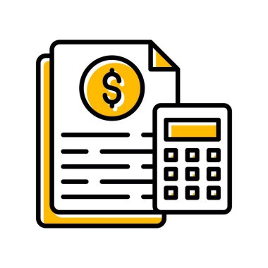 Muhasebe Yaratıcı Simgeleri Tasarımı