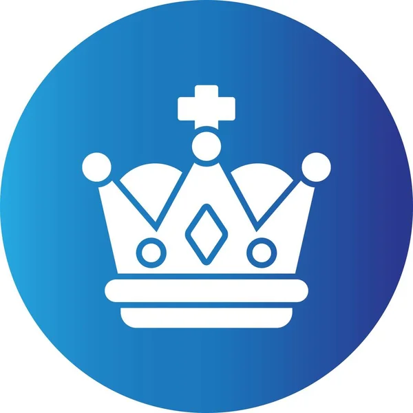 Crown Yaratıcı Simgeler Tasarımı — Stok Vektör