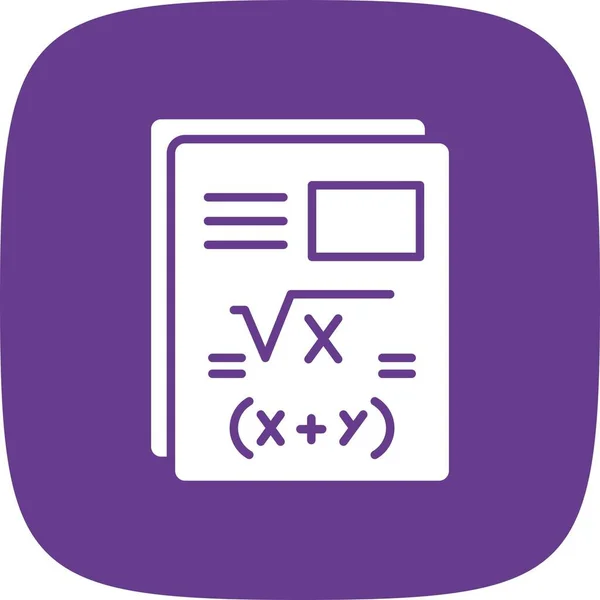 Maths Creative Icons Desig — Image vectorielle