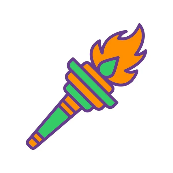 Torch Creative Icons Desig — 图库矢量图片