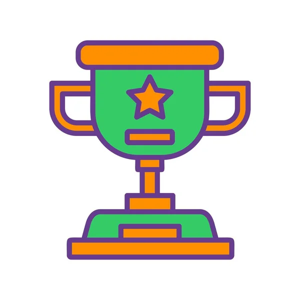 Trophy Creative Icons Desig — Stock Vector