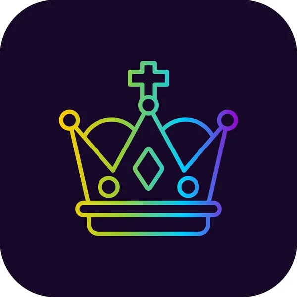 Crown Creative Icons Desig — Vector de stoc