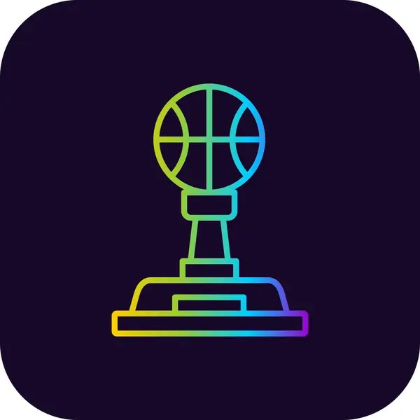 バスケットボールクリエイティブアイコンデザイン — ストックベクタ